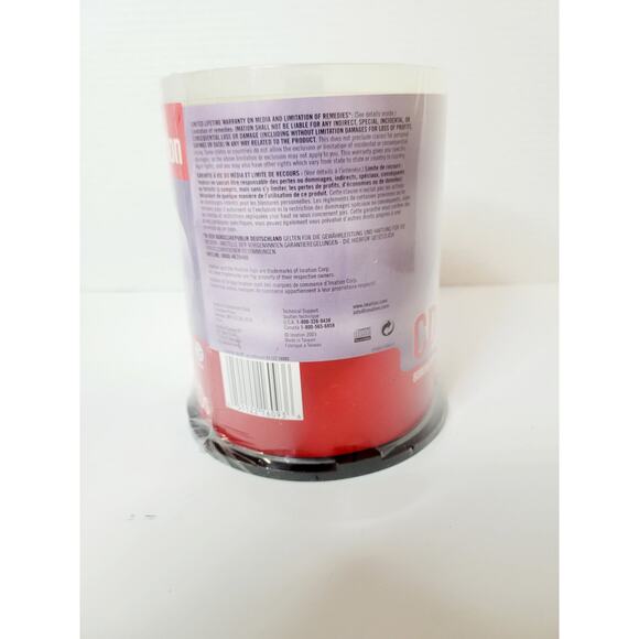 Imation 100 Pack 1x-48x Compatible 700MB 80 MIN CD-R - Picture 3 of 3